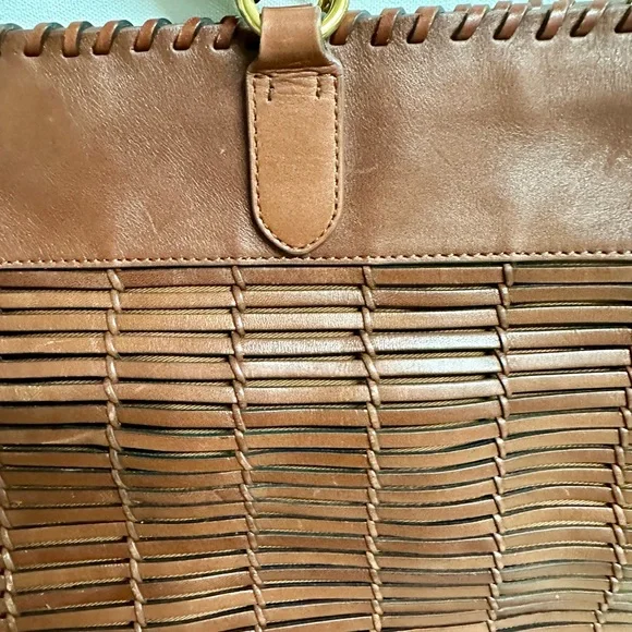 Elegant and rare Ralph Lauren Brown Leather Bag from the Safari collection - Picture 4 of 14